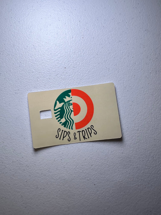 Card Skin- Sips & Trips