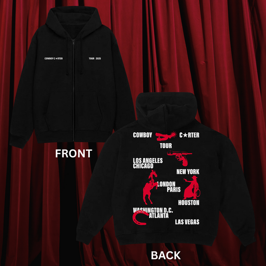 Cowboy Tour Zip Hoodie