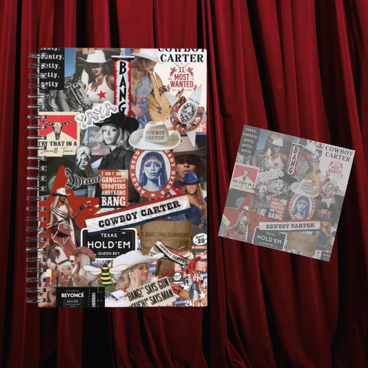 (PREORDER) Cowboy Carter Notebook/Sticky Set