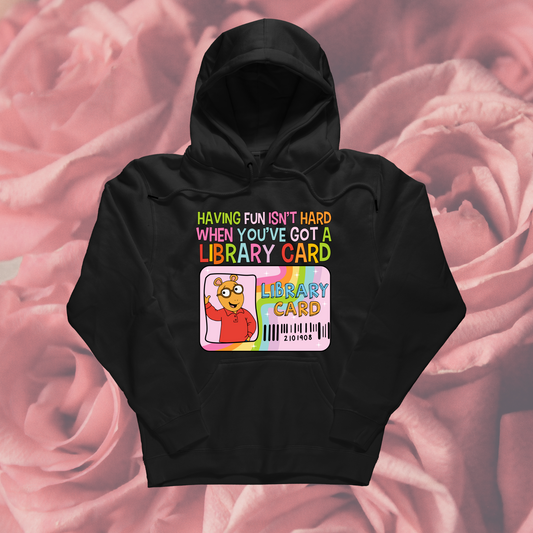 Arthur Library Card Sweatshirt