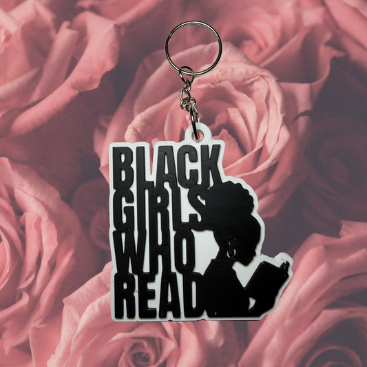 Bag Charm- Black Girls Who Read