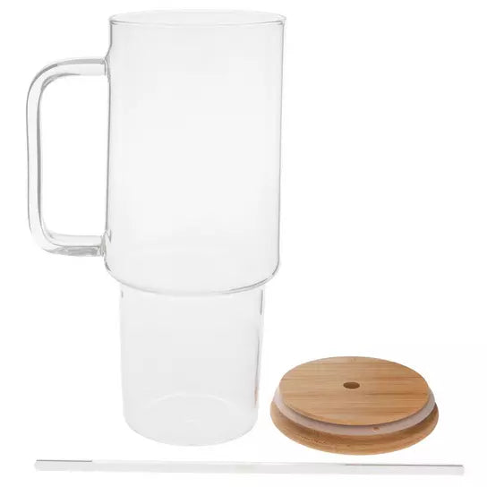 (PREORDER) Sips & Trips 40oz Glass Tumbler