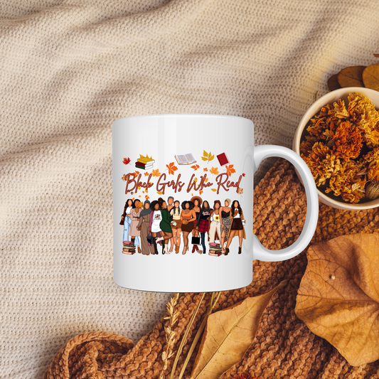 FALL Black Girls Who Read 11oz Mug