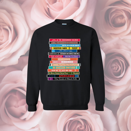 Black Author Stack Sweatshirt