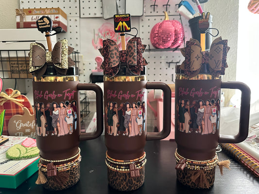 (PRE-ORDER) Custom Chocolate 40oz Tumbler