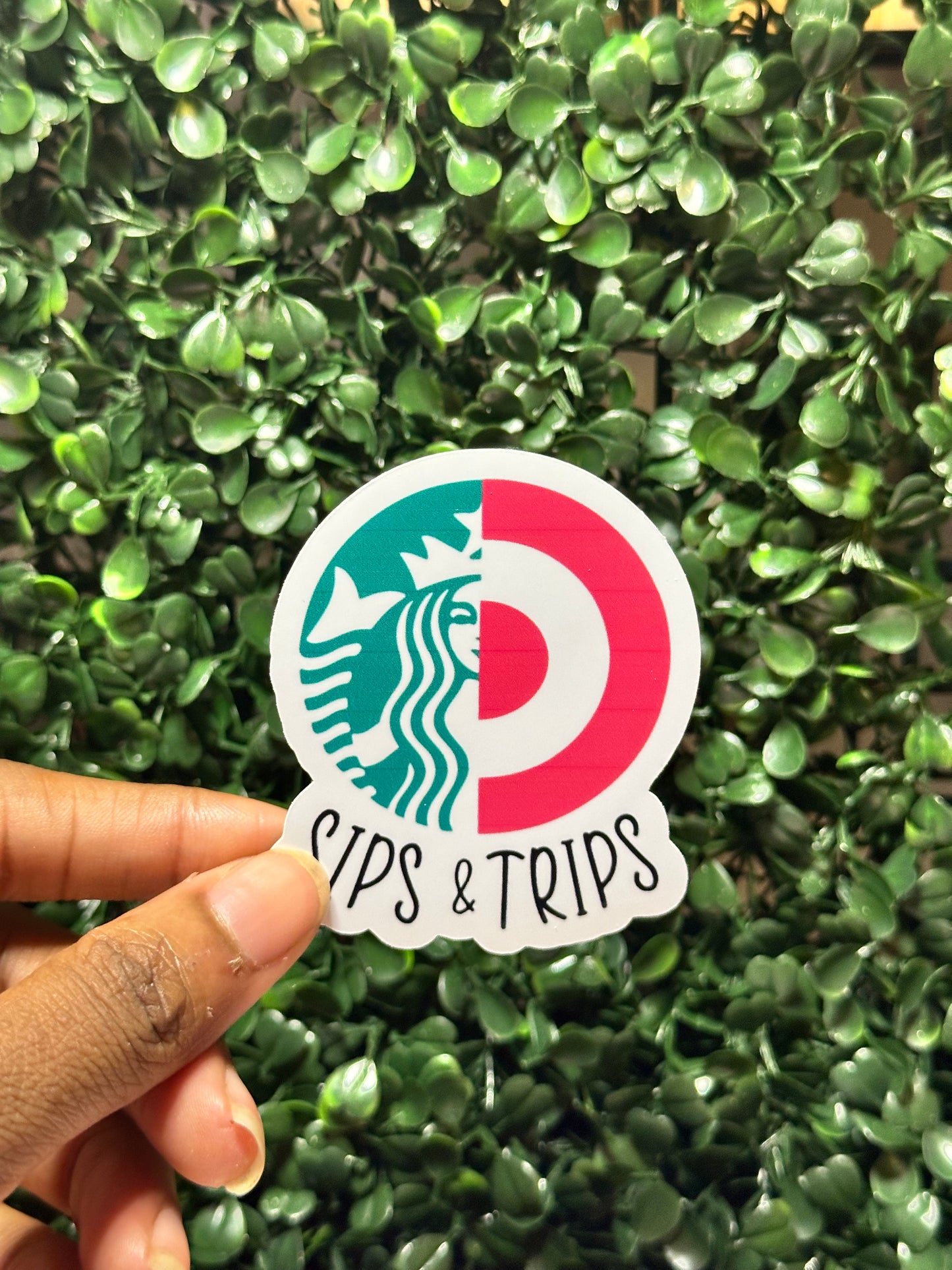 Sips & Trips Sticker