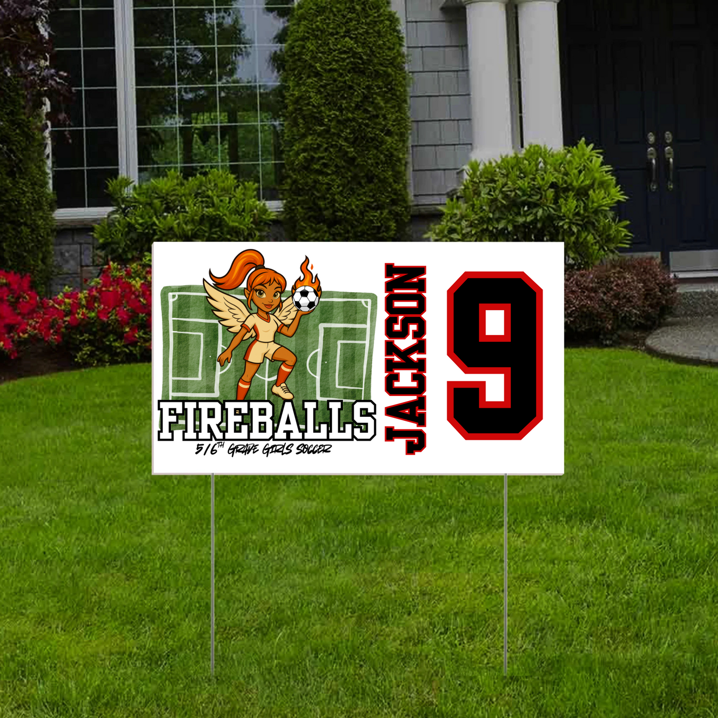 Fireball Yard Sign