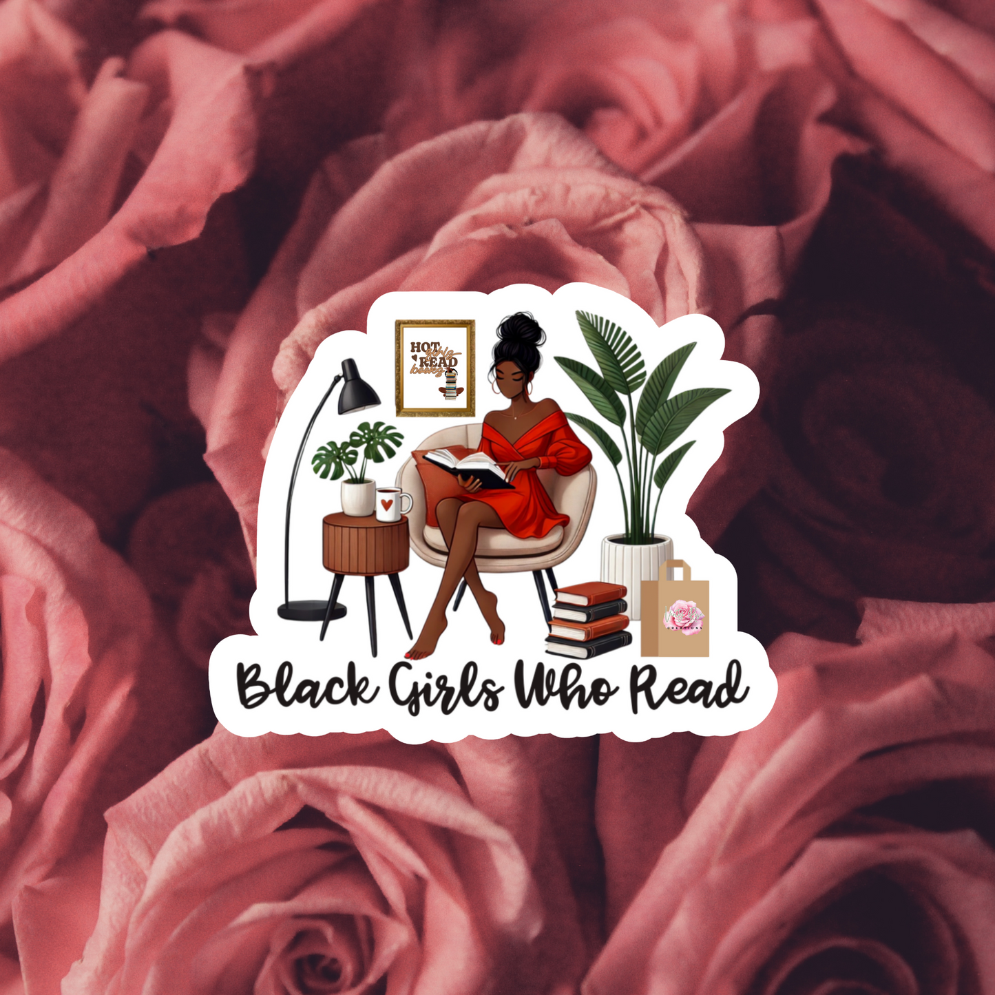 Black Girls Who Read Sticker