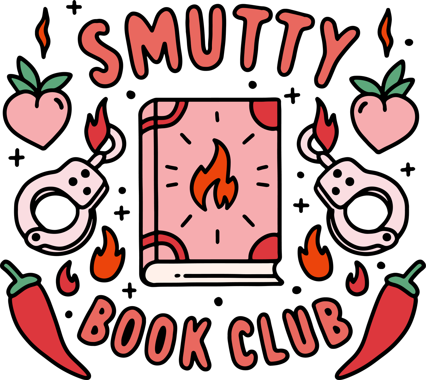 Smutty Book Club 16oz Glass Can